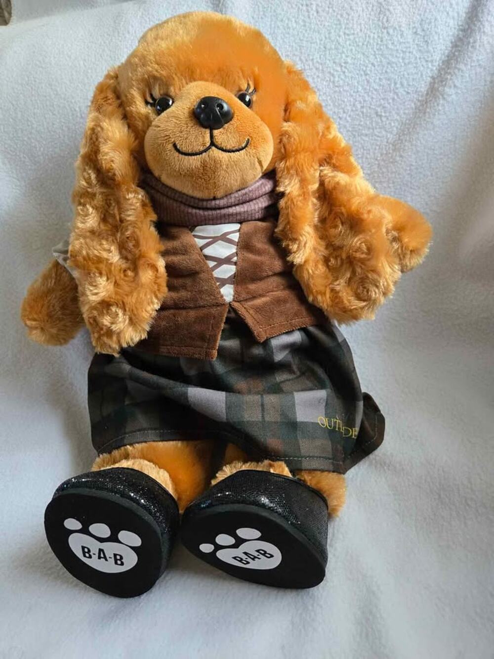 Build-A-Bear Workshop Cocker Spaniel with Outlander Outfit